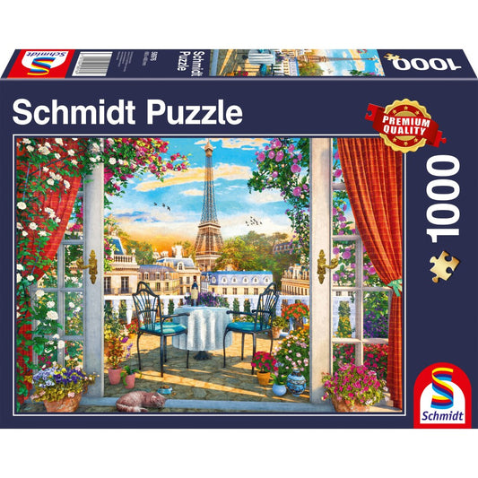 Imagine Puzzle Schmidt: O terasa la Paris, 1000 piese