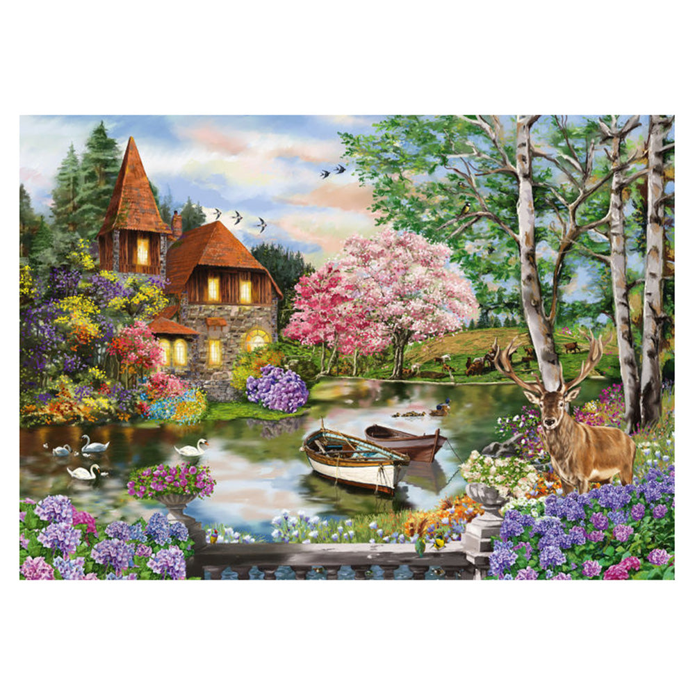 Imagine Puzzle Schmidt: Casa de pe malul lacului, 1000 piese