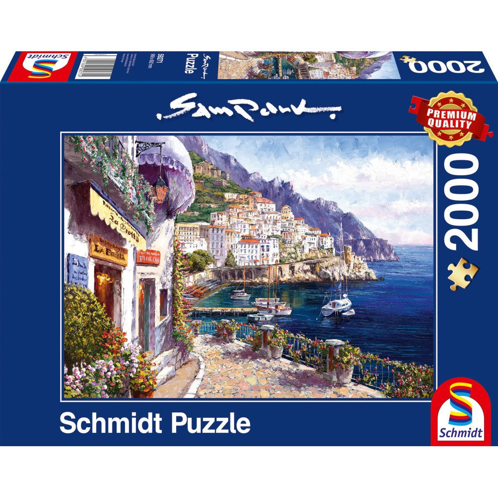 Imagine Puzzle Schmidt: Sam Park - Dupa-masa in Amalfi, 2000 piese