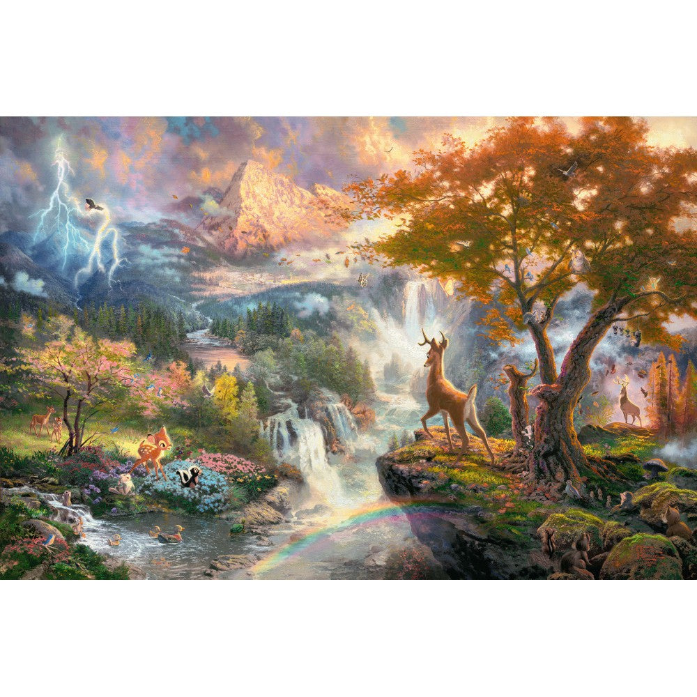 Imagine Puzzle Schmidt: Thomas Kinkade - Disney - Bambi, 1000 piese
