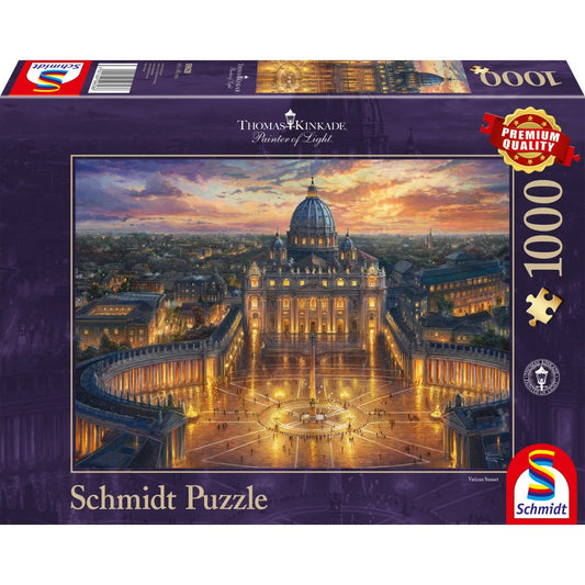 Imagine Puzzle Schmidt: Thomas Kinkade - Vaticanul, 1000 piese