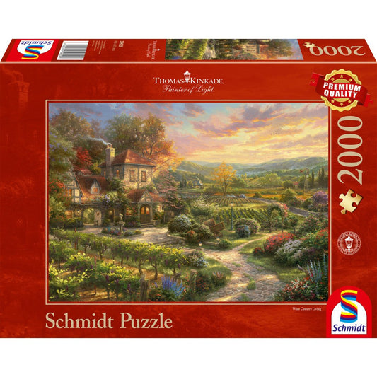 Imagine Puzzle Schmidt: Thomas Kinkade - In podgorii, 2000 piese