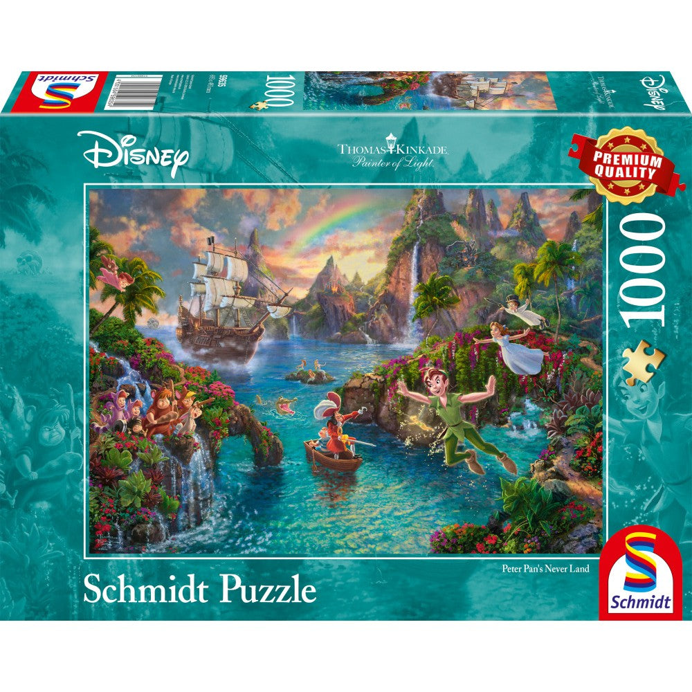 Imagine Puzzle Schmidt: Thomas Kinkade - Disney - Peter Pan, 1000 piese