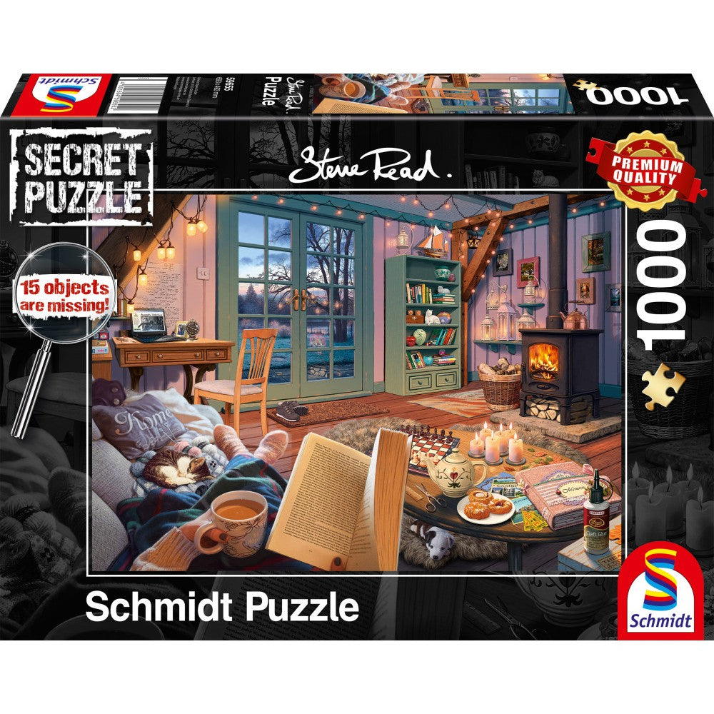 Imagine Puzzle Schmidt: Steve Read - Secret Puzzles - In casa de vacanta, 1000 piese