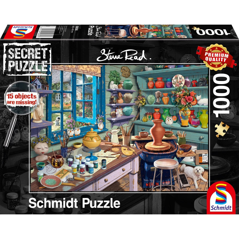 Imagine Puzzle Schmidt: Steve Read - Secret Puzzles - Studio artist, 1000 piese