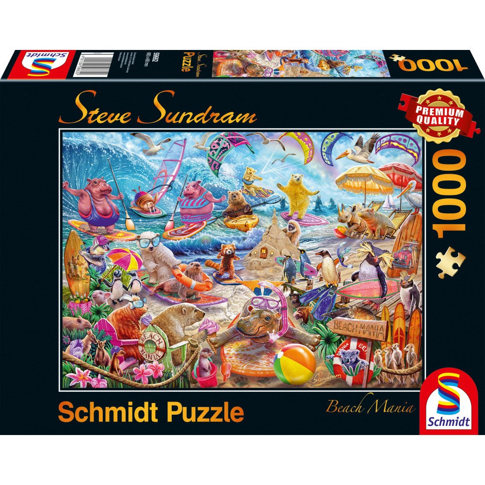 Imagine Puzzle Schmidt: Steve Sundram - Beach Mania, 1000 piese