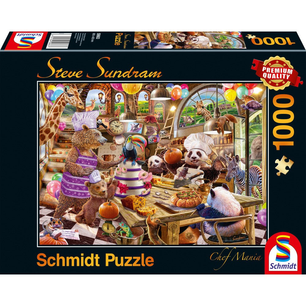 Imagine Puzzle Schmidt: Steve Sundram - Chef Mania, 1000 piese