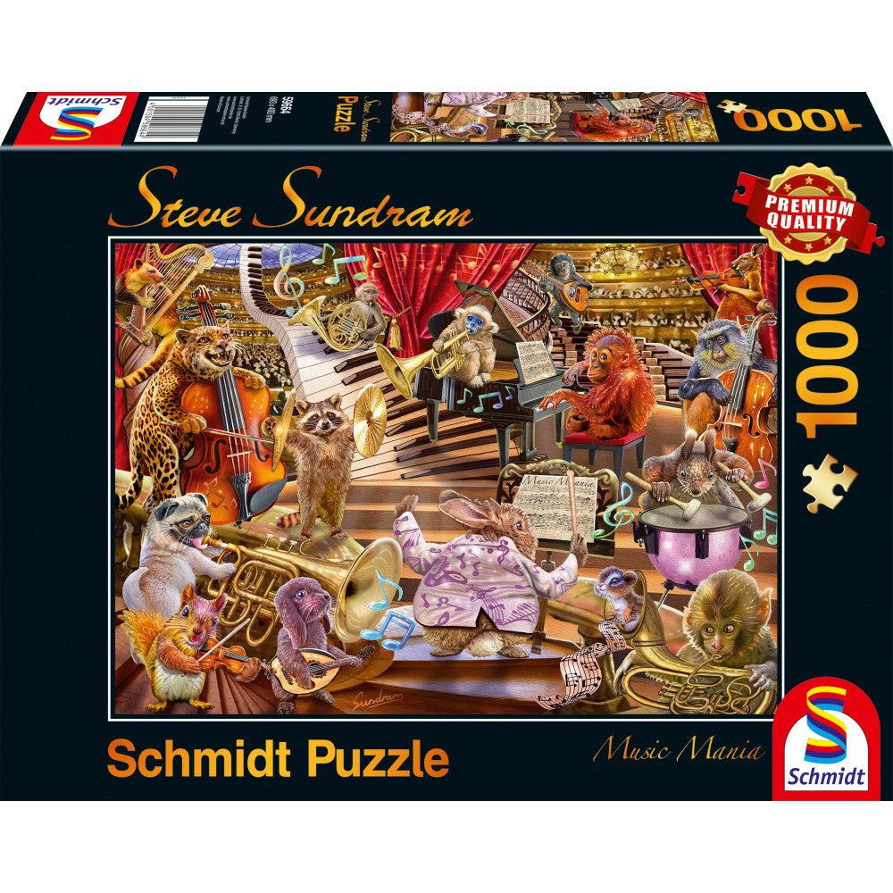 Imagine Puzzle Schmidt: Steve Sundram - Music Mania, 1000 piese