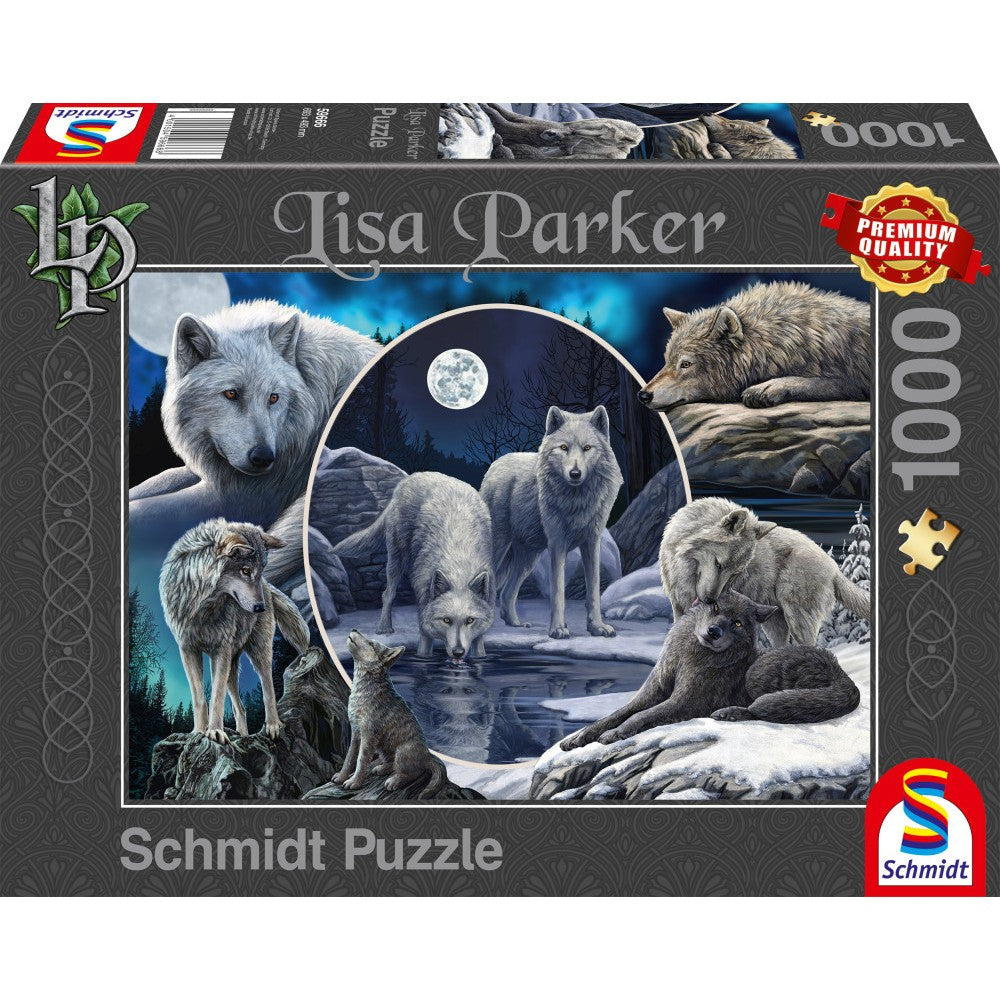 Imagine Puzzle Schmidt: Lisa Parker - Lupii magnifici, 1000 piese