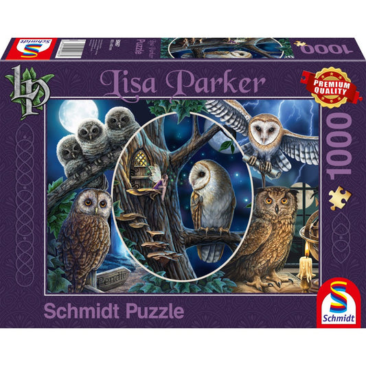 Imagine Puzzle Schmidt: Lisa Parker - Bufnitele misterioase, 1000 piese