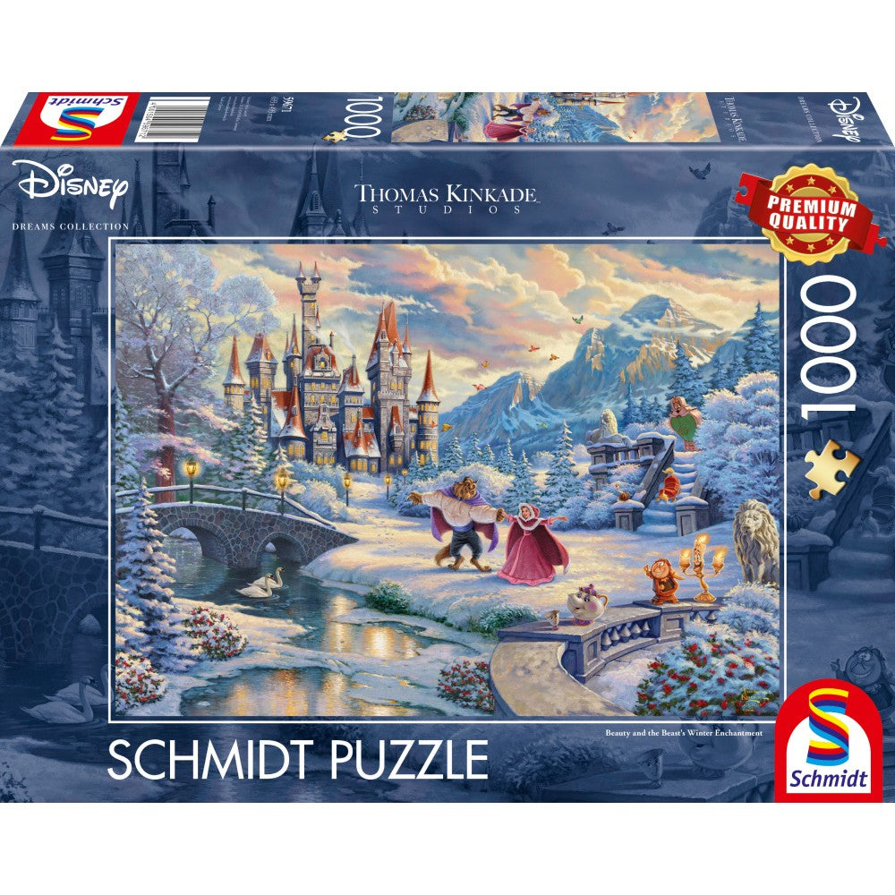 Imagine Puzzle Schmidt: Thomas Kinkade - Disney - Frumoasa si Bestia, 1000 piese