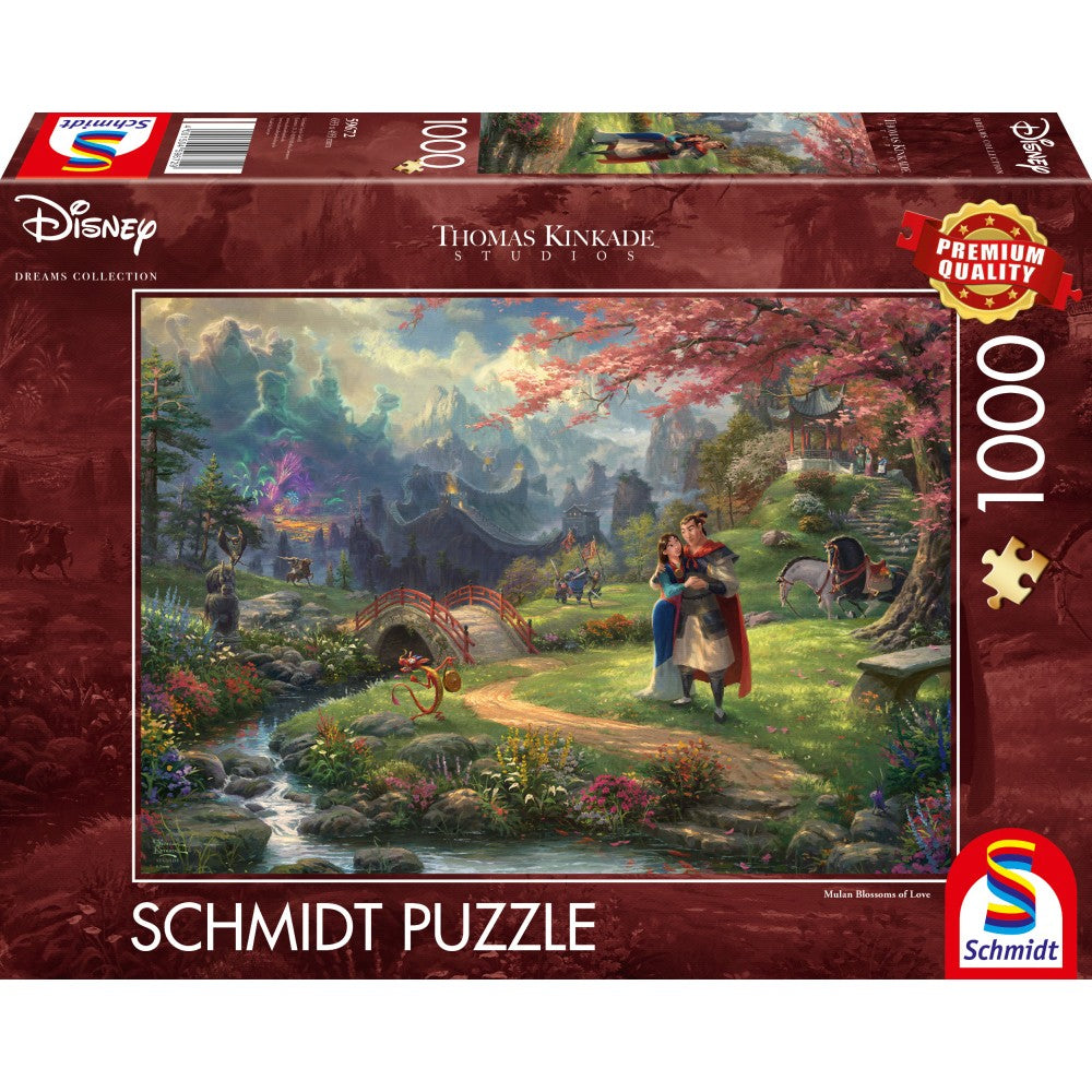 Imagine Puzzle Schmidt: Thomas Kinkade - Disney - Mulan, 1000 piese