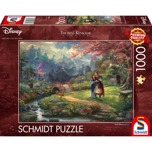 Imagine Puzzle Schmidt: Thomas Kinkade - Disney - Mulan, 1000 piese