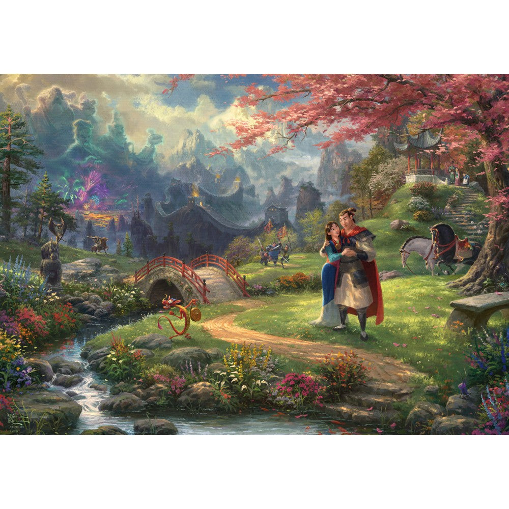 Imagine Puzzle Schmidt: Thomas Kinkade - Disney - Mulan, 1000 piese