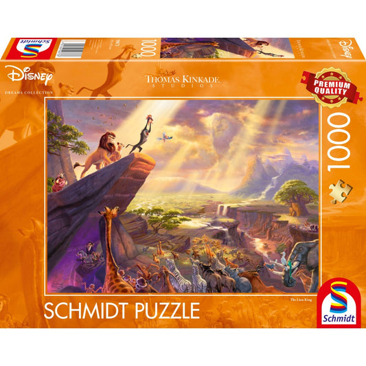 Imagine Puzzle Schmidt: Thomas Kinkade - Disney - The Lion King, 1000 piese