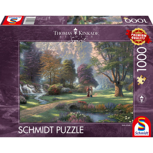 Imagine Puzzle Schmidt: Thomas Kinkade - Spirit - Calea credintei, 1000 piese