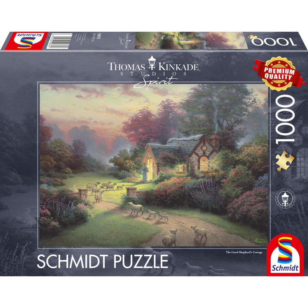 Imagine Puzzle Schmidt: Thomas Kinkade - Spirit - Caminul Bunului Pastor, 1000 piese