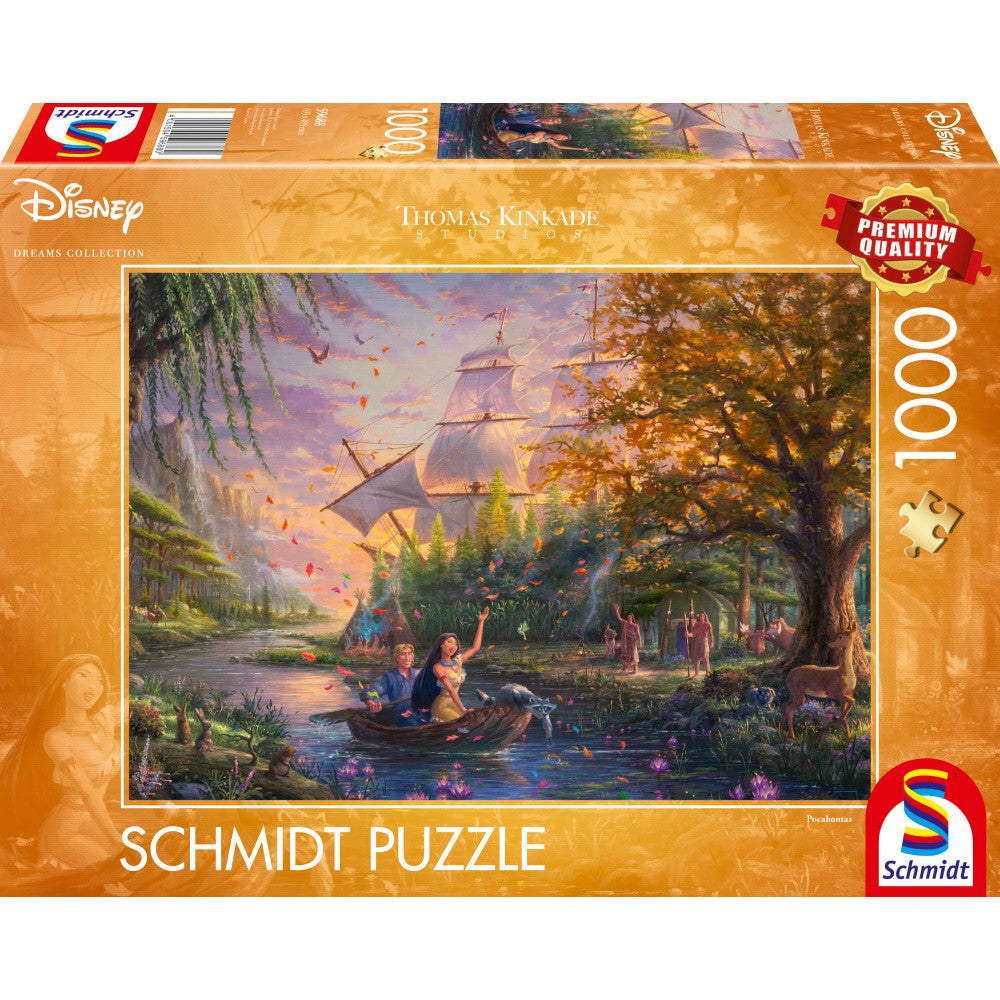 Imagine Puzzle Schmidt: Thomas Kinkade - Disney - Pocahontas, 1000 piese