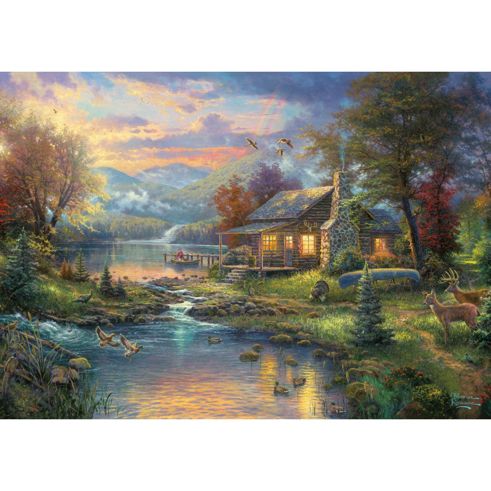 Imagine Puzzle Schmidt: Thomas Kinkade - Paradisul naturii, 500 piese