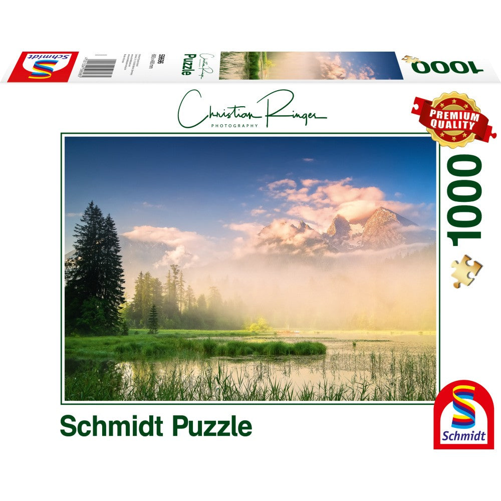 Imagine Puzzle Schmidt: Christian Ringer - Lacul Taubensee, Austria, 1000 piese