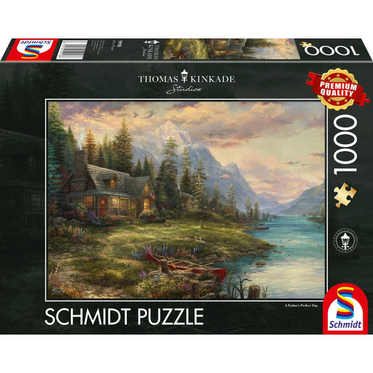 Imagine Puzzle Schmidt: Thomas Kinkade - Excursie de Ziua tatalui, 1000 piese