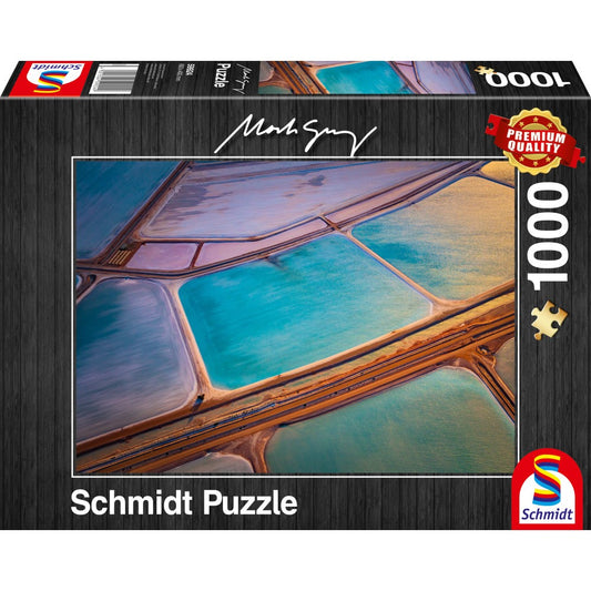 Imagine Puzzle Schmidt: Mark Gray - Pasteluri, 1000 piese