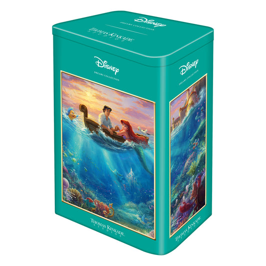 Imagine Puzzle Schmidt: Thomas Kinkade - Disney - Arielle, 500 piese, cutie metalica