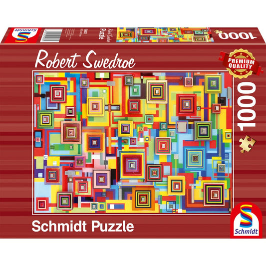 Imagine Puzzle Schmidt: Robert Swedroe - Cyber Intervention, 1000 piese