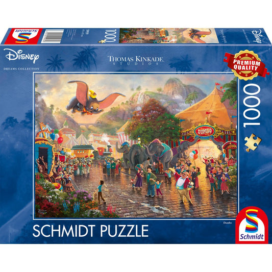 Imagine Puzzle Schmidt: Thomas Kinkade - Disney - Dumbo, 1000 piese