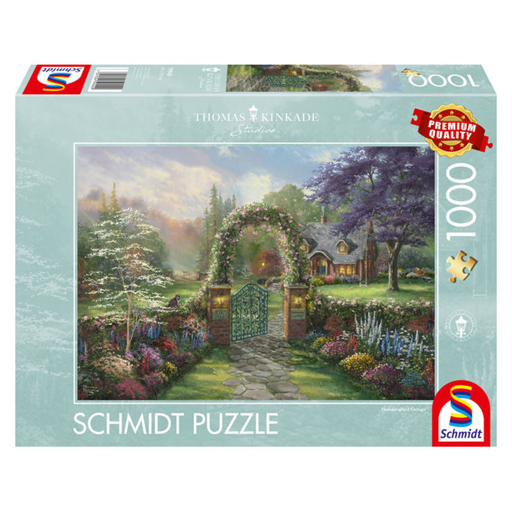 Imagine Puzzle Schmidt: Thomas Kinkade- Hummingbird Cottage, 1000 piese