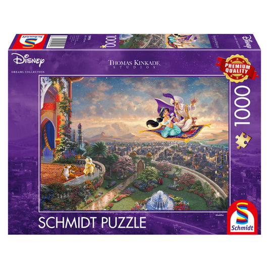 Imagine Puzzle Schmidt: Thomas Kinkade - Disney - Aladdin, 1000 piese