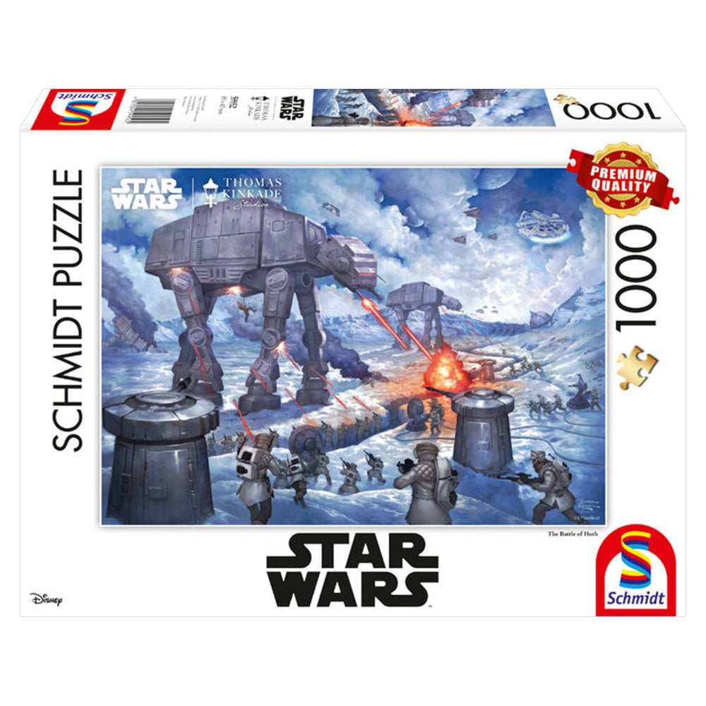 Imagine Puzzle Schmidt: Thomas Kinkade - Disney - Star Wars - Batalia din Hoth, 1000 piese