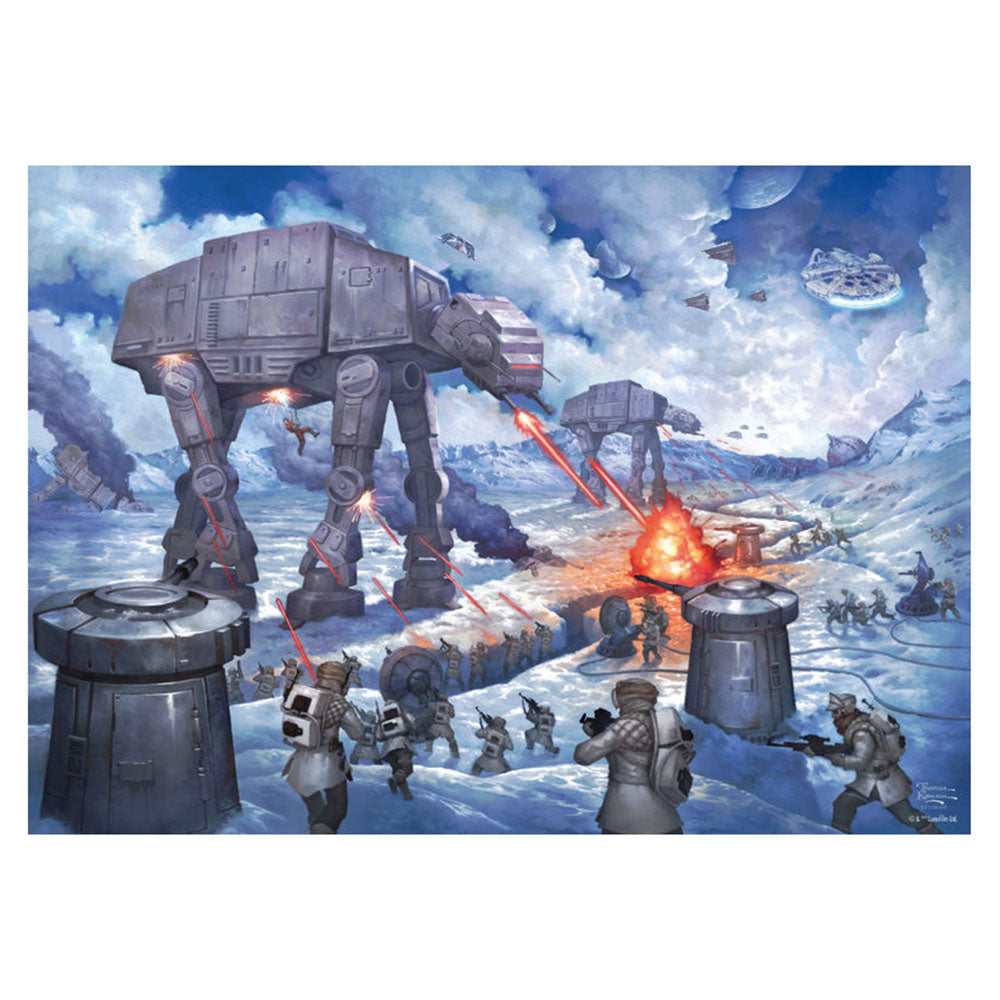 Imagine Puzzle Schmidt: Thomas Kinkade - Disney - Star Wars - Batalia din Hoth, 1000 piese