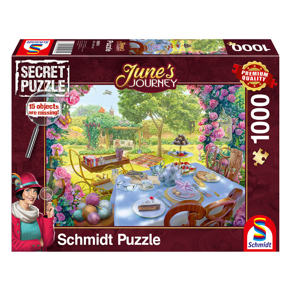 Imagine Puzzle Schmidt: I. Journey - Ceai in gradina, 1000 piese
