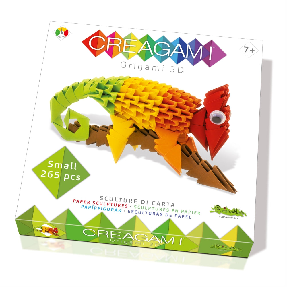 Creagami - Kit Cameleon origami cu 265 piese – LudicusGames