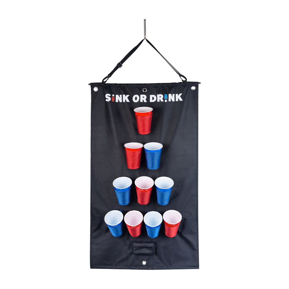 Imagine Joc beer pong suspendabil - Waboba Sink or Drink party game