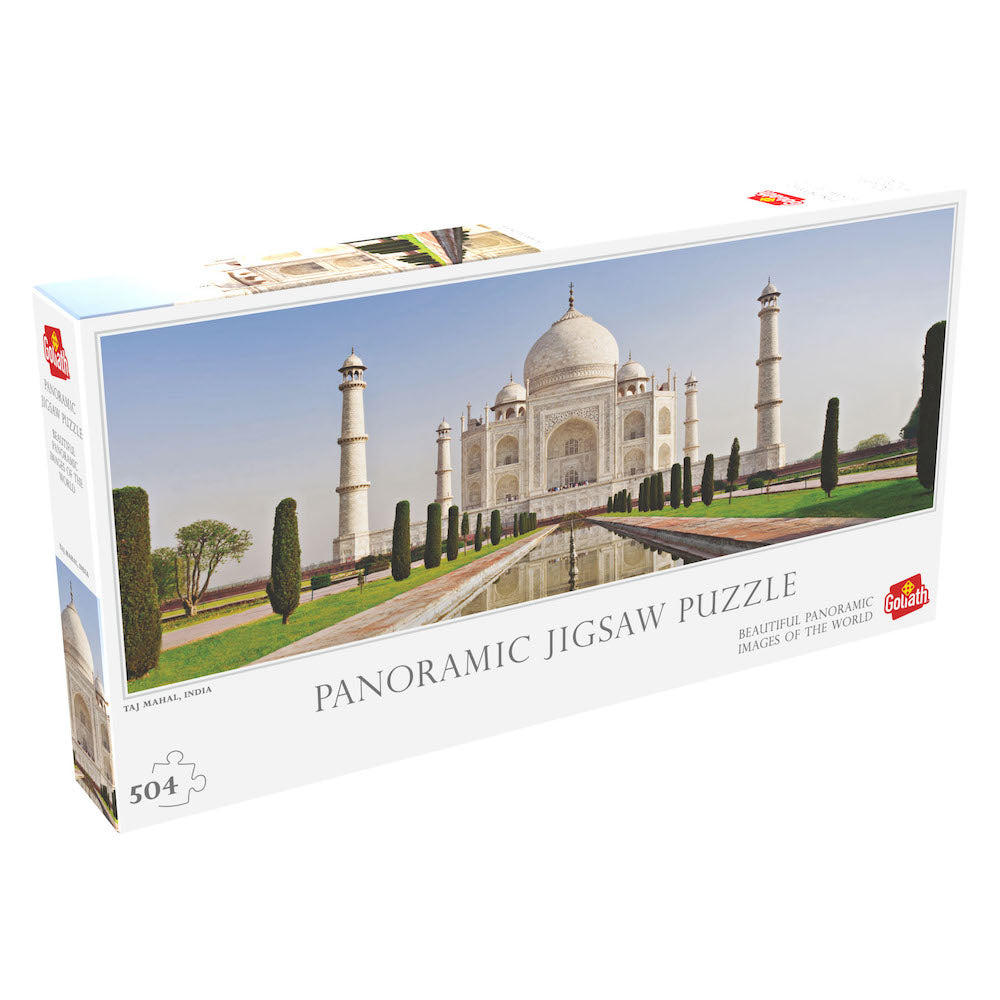 Imagine Puzzle Panoramic - Taj Mahal din India, 504 piese- Goliath