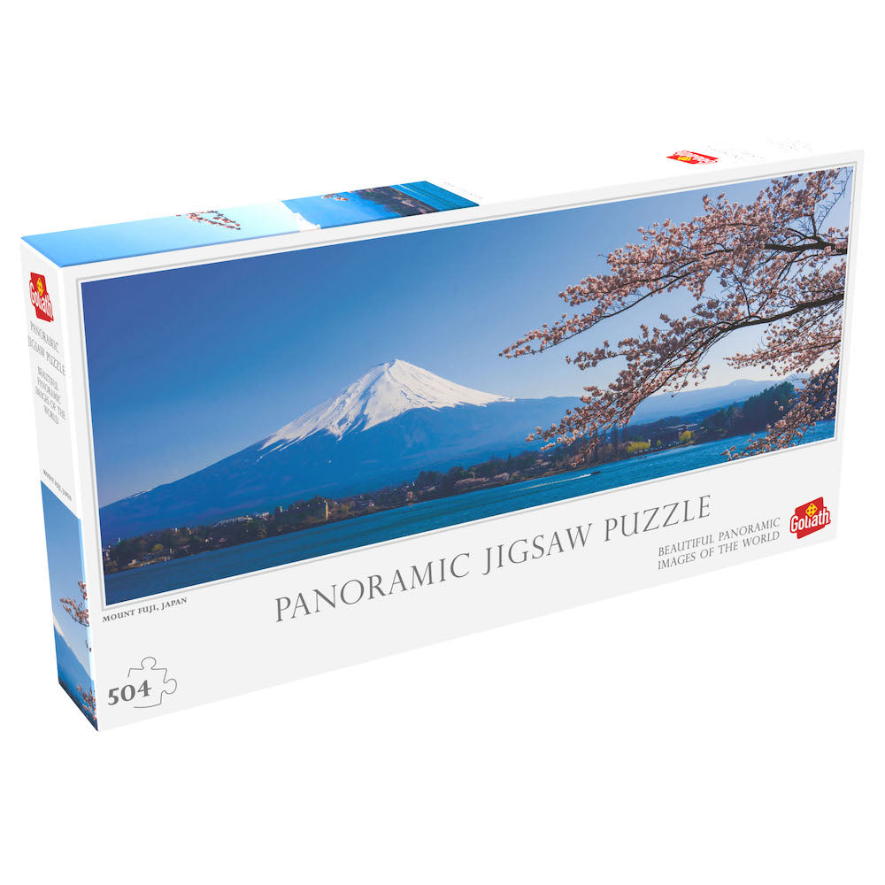 Imagine Puzzle Panoramic - Muntele Vulcanic Fuji din Japonia, 504 piese- Goliath