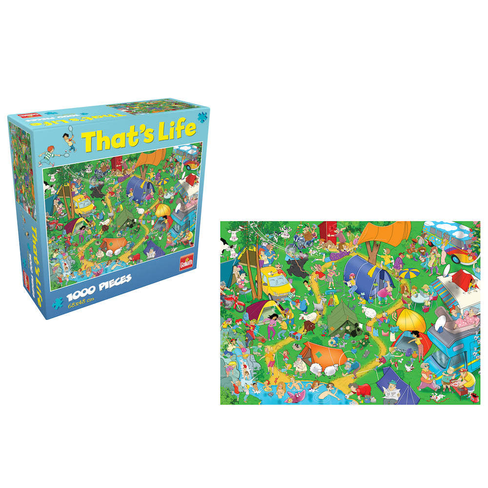 Imagine Puzzle Cauta si Gaseste - La iarba verde, 1000 piese- Goliath