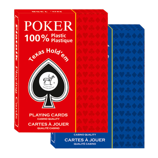 Imagine Carti de joc Poker, Texas Hold'em, 100% plastic - Piatnik