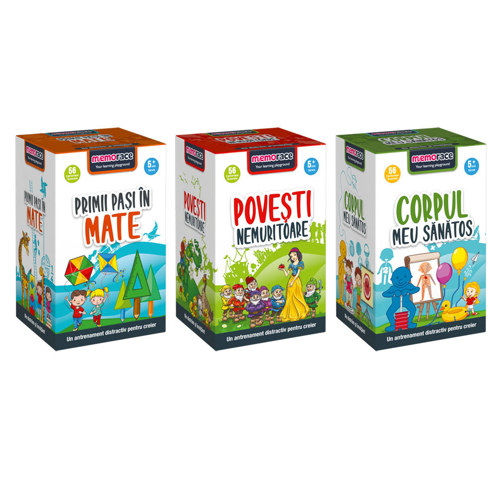 Imagine Pachet: Memorace Corpul meu sanatos, Povesti nemuritoare, Primii pasi in Mate