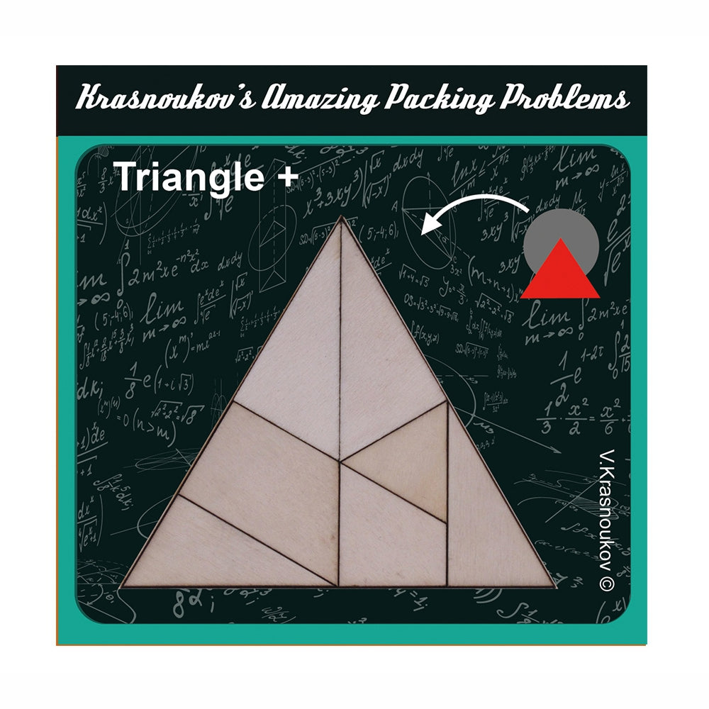 Imagine Puzzle mecanic Krasnoukhov’s Packing Problem - Triangle +