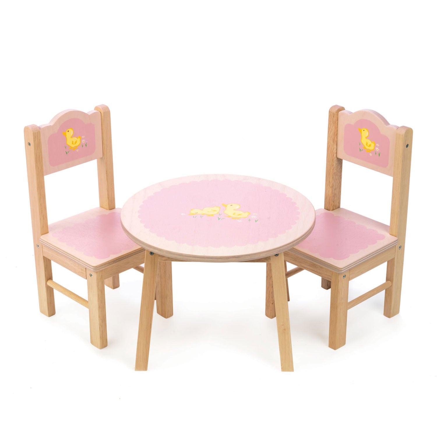 Imagine Mobilier pentru copii - Masa cu 2 scaune, din lemn premium -TL8102