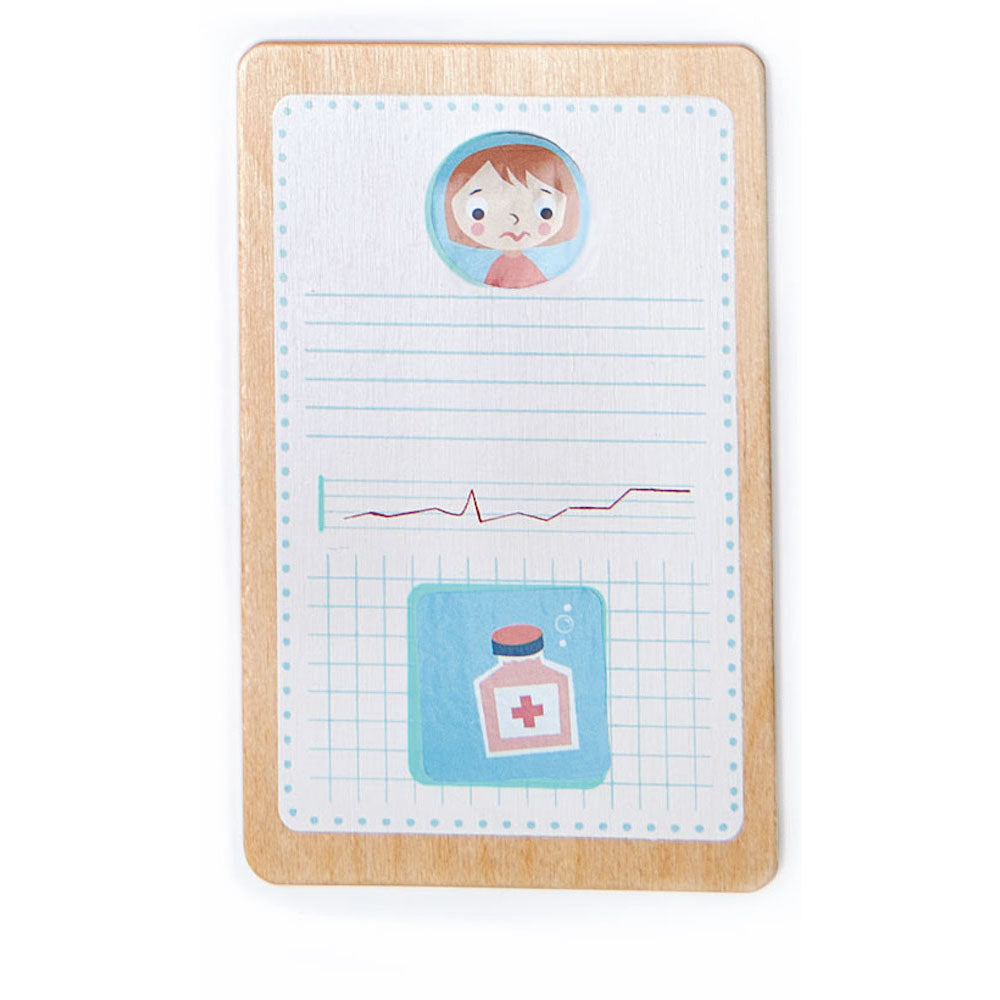 Imagine Geanta medic rosie - 16 instrumente medicale - TL8114