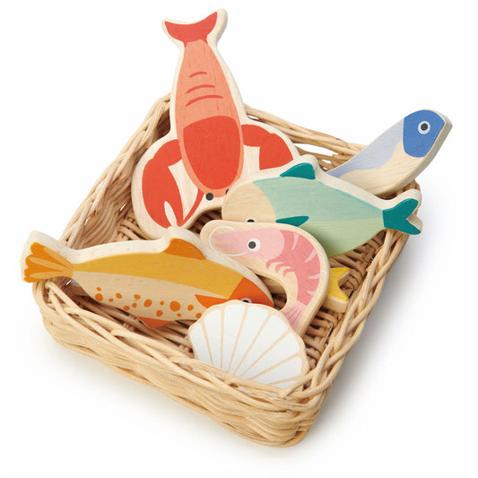 Imagine Cos cu fructe de mare - Seafood basket  - 7 piese - TL8289