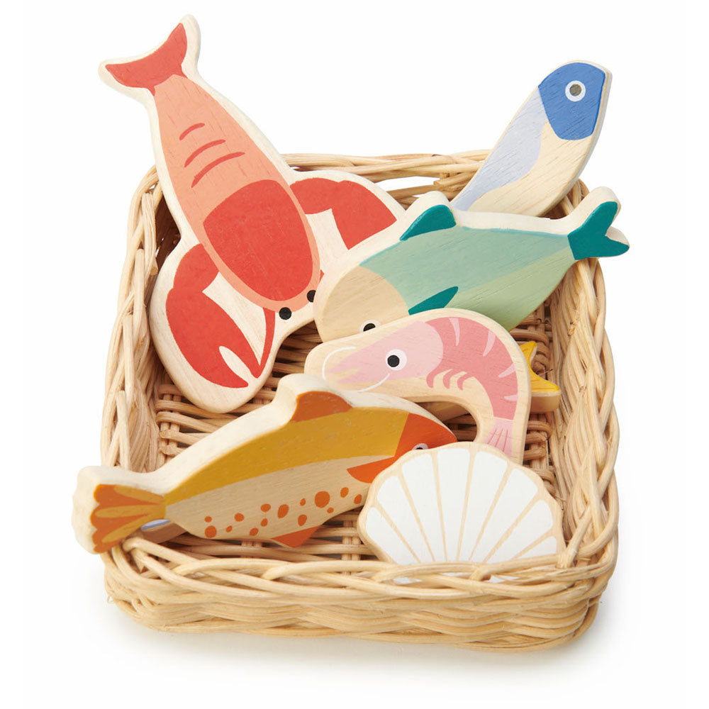 Imagine Cos cu fructe de mare - Seafood basket  - 7 piese - TL8289