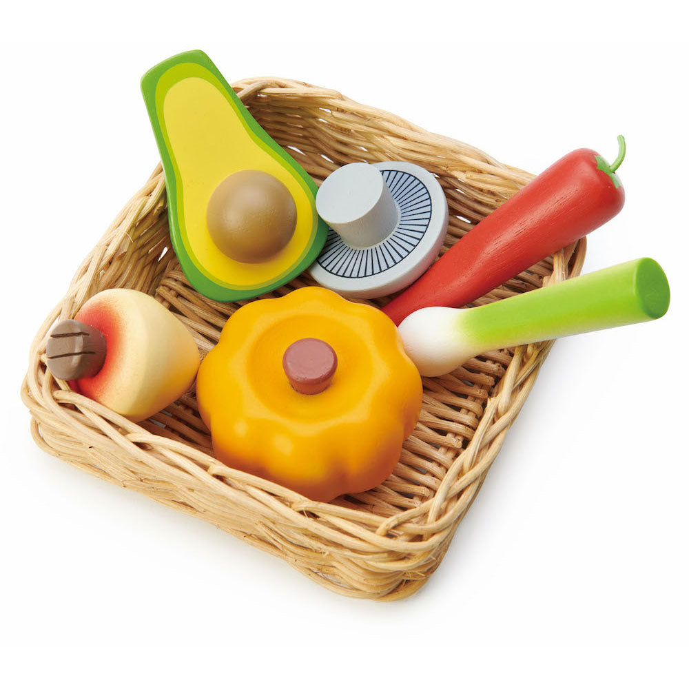 Imagine Cos cu legume - Veggie Basket - 6 piese - TL8290