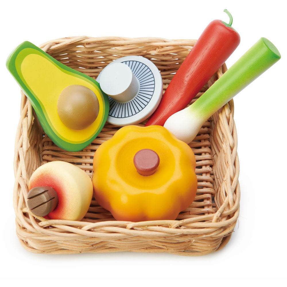 Imagine Cos cu legume - Veggie Basket - 6 piese - TL8290