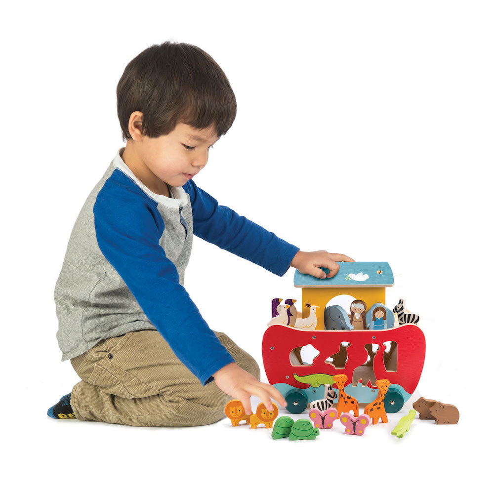 Imagine Arca lui Noe - Noah's Shape Sorter Ark - 23 de piese - TL8305