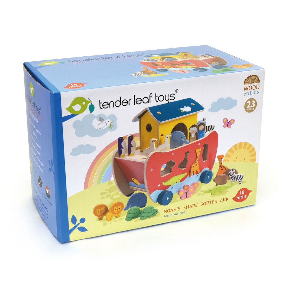Imagine Arca lui Noe - Noah's Shape Sorter Ark - 23 de piese - TL8305
